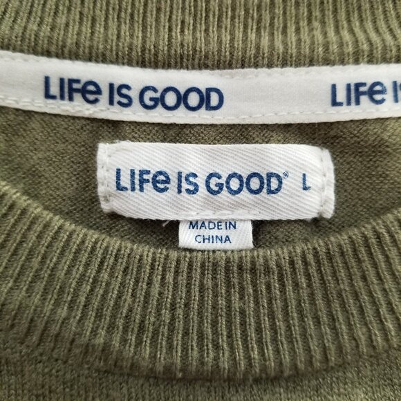 LIFE IS GOOD sweatshirt L - Picture 5 of 8